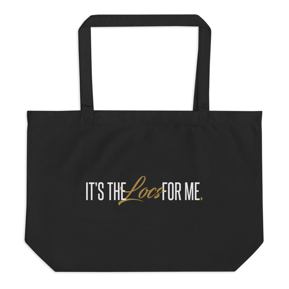 It's the LOCS for Me Large tote bag